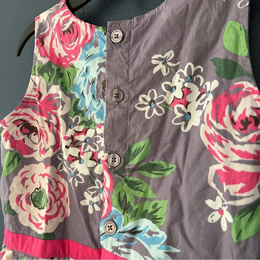 Mini Boden Floral Kids Dress with Pockets